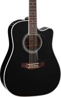 Takamine EF381SC 12 String Electro Acoustic Black Gloss