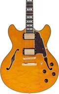D'Angelico Excel DC XT Stop-Bar Vintage Natural Quilt