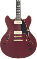 D'Angelico Deluxe DC Satin Trans Wine