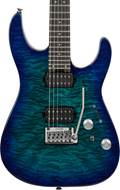 Charvel Pro Mod Plus Dinky DK24 HH 2PT Ebony Fingerboard Quilted Maple Chlorine Burst