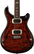 PRS SE Flat Back Hollowbody I Piezo Orange Tiger Smokeburst